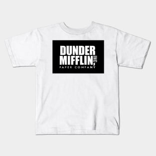 Dunder Mifflin Inc Paper Company Office Logo 2 Kids T-Shirt